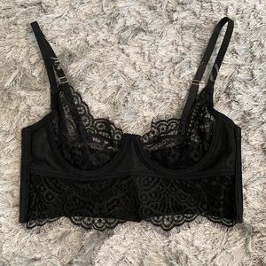 Black Lace Bandeau